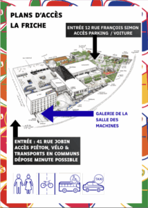 Plan d'accès La Friche
