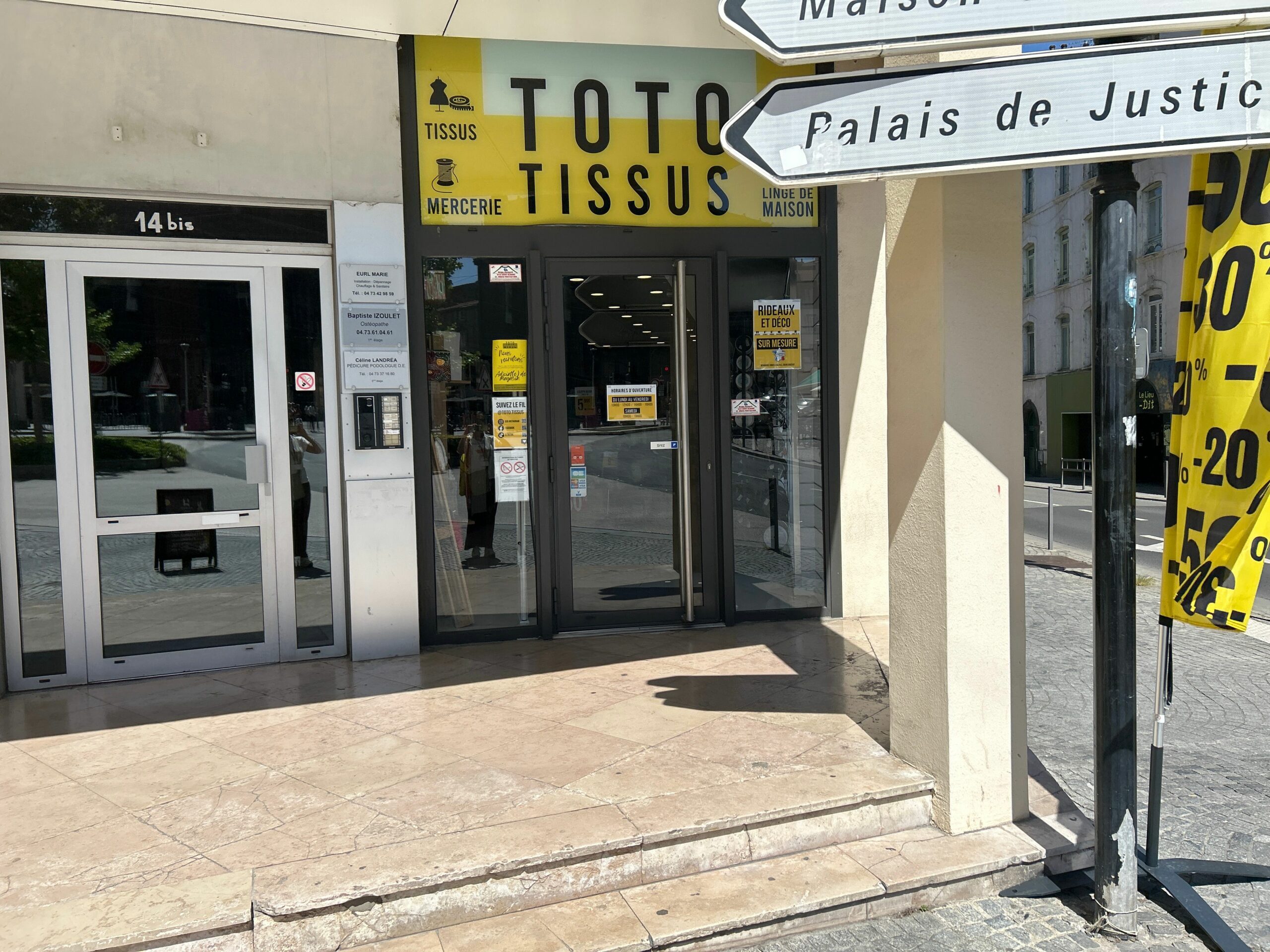 TOTO Tissus - Place Gaillard, Clermont-Ferrand